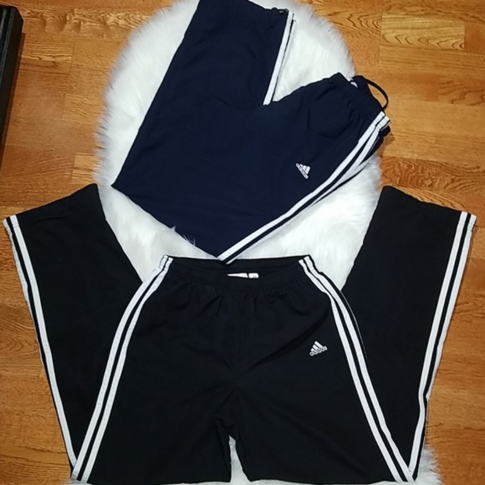 2 Pair ADIDAS Track Pants - Small
